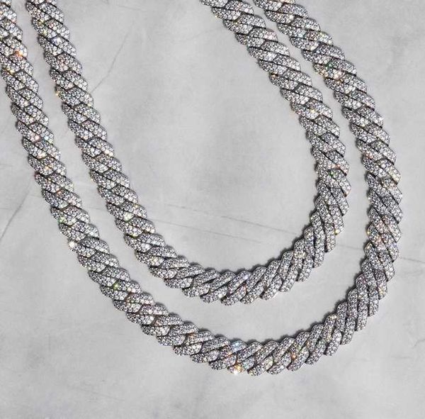 18mm 22inch custom size chain link fencing d moissanite s925 silver cuabn for men cuban
18mm 22inch custom size chain link fencing d moissanite s925 silver cuabn for men cuban