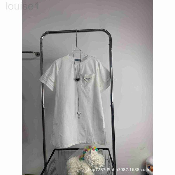 women's knits & tees designer 23 spring/summer new necklace dress exquisite fashion embroidery pattern lace element fashionable tempera, White
women's knits & tees designer 23 spring/summer new necklace dress exquisite fashion embroidery pattern lace element fashionable tempera, White