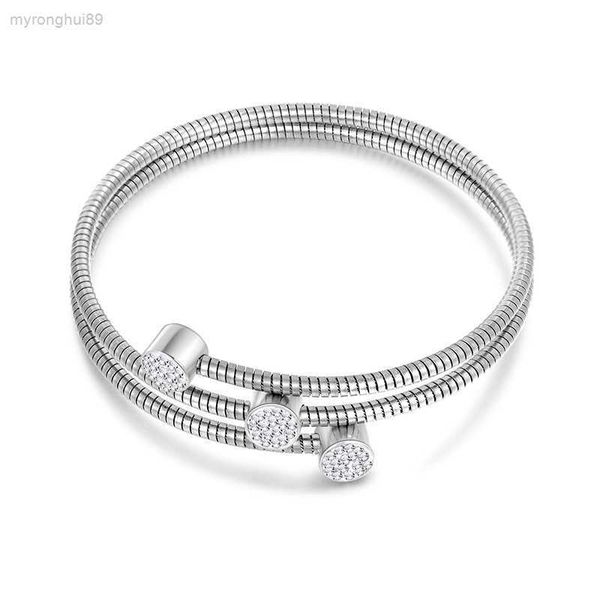 bangle new fashion simple diamond ring titanium steel elastic snake bone chain bracelet for women tk2f, Black
bangle new fashion simple diamond ring titanium steel elastic snake bone chain bracelet for women tk2f, Black
