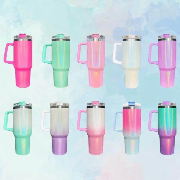 sublimation 40oz glitter tumblers with handle stainless steel insulated travel coffee mugs 25 pcs
sublimation 40oz glitter tumblers with handle stainless steel insulated travel coffee mugs 25 pcs