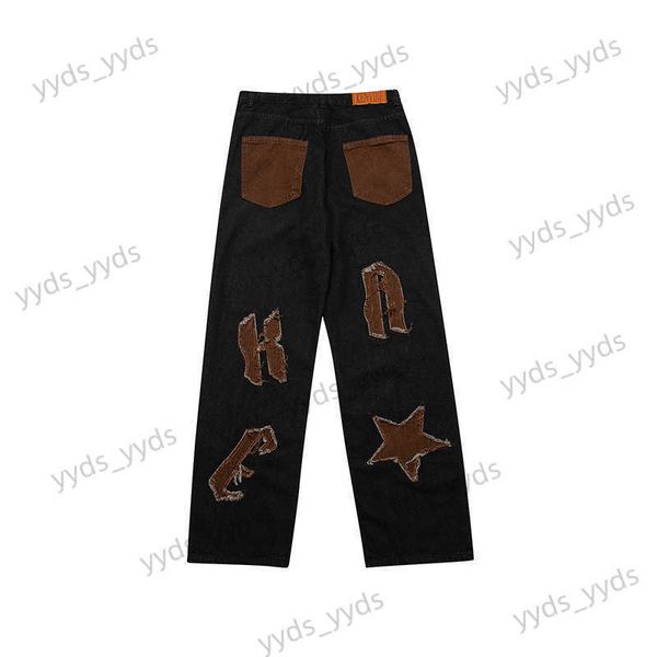 men's jeans high street hip hop straight leg jeans trendy street fashion letters embroidered straight leg jeans pants t230406, Blue
men's jeans high street hip hop straight leg jeans trendy street fashion letters embroidered straight leg jeans pants t230406, Blue