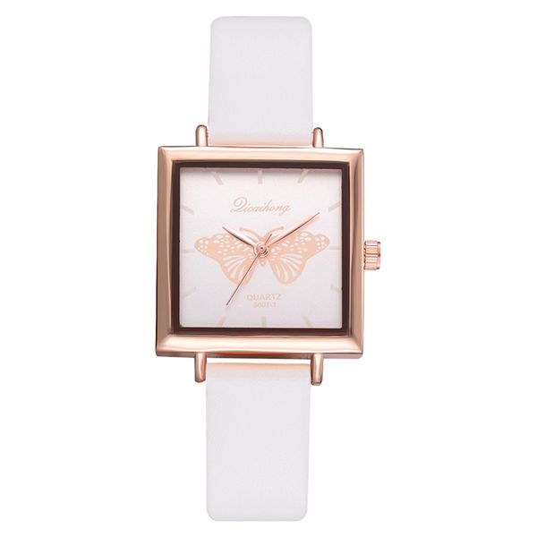 hbp fashion square dial butterfly pattern ladies watch original leather strap quartz movement business watches, Slivery;brown
hbp fashion square dial butterfly pattern ladies watch original leather strap quartz movement business watches, Slivery;brown
