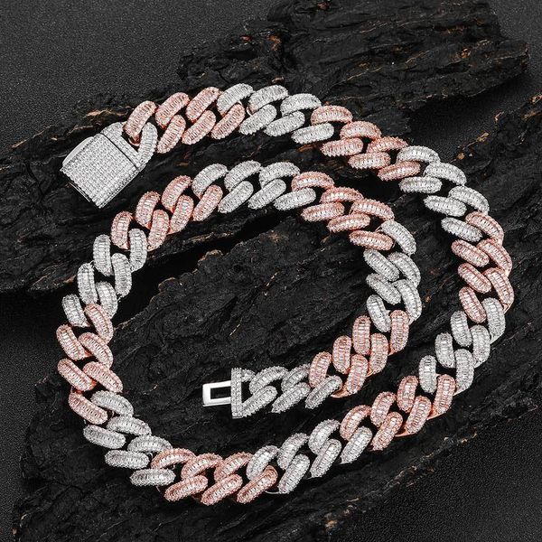 hiphop men women jewelry tennis graduated 15mm two tone mixed set t-square zircon cuban necklace chains hip hop men's and women's, Black
hiphop men women jewelry tennis graduated 15mm two tone mixed set t-square zircon cuban necklace chains hip hop men's and women's, Black