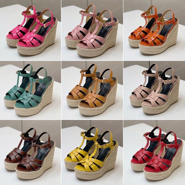 designer wedding shoes ladies roman sandals fashion luxury linen thread woven cross slope heel thick bottom leather buckle high heels office, Black
designer wedding shoes ladies roman sandals fashion luxury linen thread woven cross slope heel thick bottom leather buckle high heels office, Black