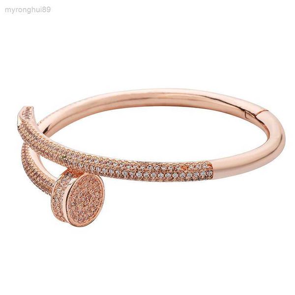 bangle full diamond nail bracelet new style women's colorless opening korean version simple christmas gift for girlfriend small and lux, Black
bangle full diamond nail bracelet new style women's colorless opening korean version simple christmas gift for girlfriend small and lux, Black