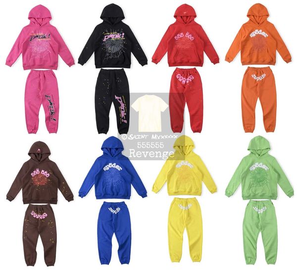men's hoodies sweatshirts designer fashion hoodie street foam letter sp5der 555555 pants hooded sweater children's suit, Black
men's hoodies sweatshirts designer fashion hoodie street foam letter sp5der 555555 pants hooded sweater children's suit, Black