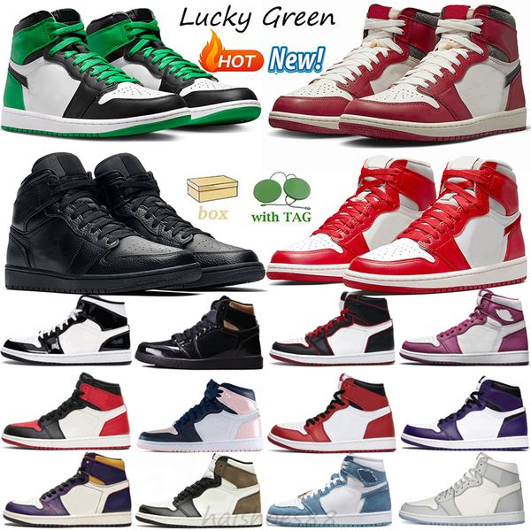 lucky green jumpman 1 men women basketball shoes with box prototype royal toe triple black denim mens sneakers size 36-47
lucky green jumpman 1 men women basketball shoes with box prototype royal toe triple black denim mens sneakers size 36-47