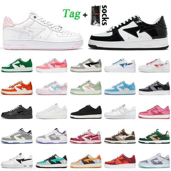 2023 with socks 2022 bapestas casual shoes fashion bapesta sk8 sta abc color camo women mens trainers patent leather black white pastel pack
2023 with socks 2022 bapestas casual shoes fashion bapesta sk8 sta abc color camo women mens trainers patent leather black white pastel pack