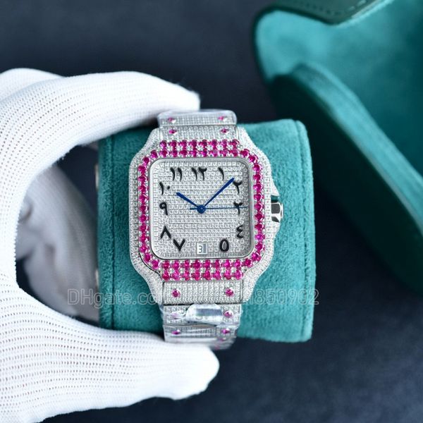 arabic number dial woman diamonds lady watch colourful moissanite stone wristwatch for women 40mm designer watches with calendar oyster stee, Slivery;brown
arabic number dial woman diamonds lady watch colourful moissanite stone wristwatch for women 40mm designer watches with calendar oyster stee, Slivery;brown