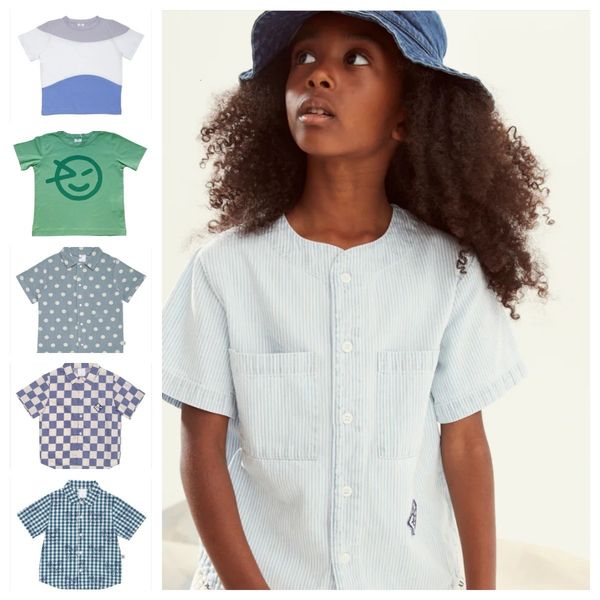 kids shirts boys girls short sleeve 23 summer wyn breathable comfortable t 230406, White;black
kids shirts boys girls short sleeve 23 summer wyn breathable comfortable t 230406, White;black