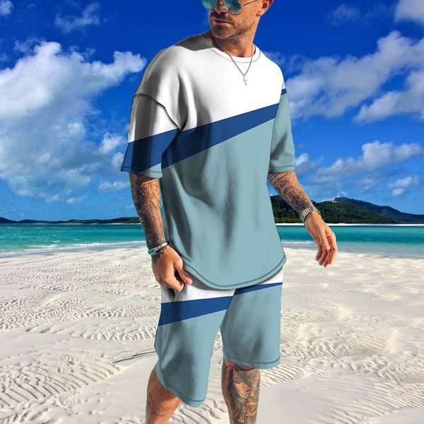 men's tracksuits sports set men's summer 3d mosaic pattern sports jogging short sleeve t-shirt set men's track and field wear, Gray
men's tracksuits sports set men's summer 3d mosaic pattern sports jogging short sleeve t-shirt set men's track and field wear, Gray