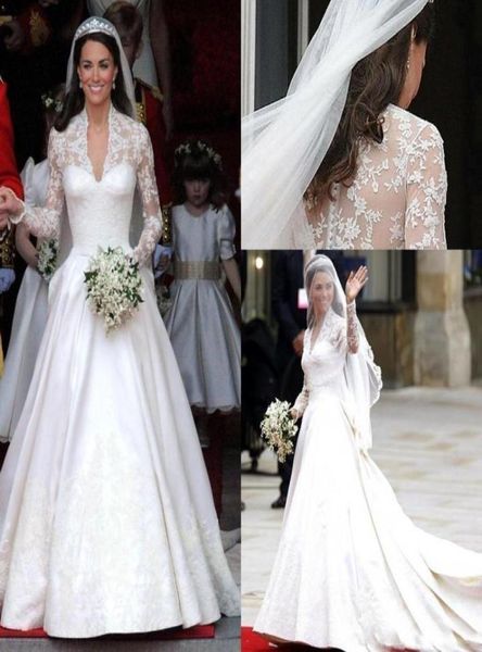classic 2021 white a line wedding dresses v neck sheer long sleeve appliqued lace kate middleton buttons back royal bridal g6763849
classic 2021 white a line wedding dresses v neck sheer long sleeve appliqued lace kate middleton buttons back royal bridal g6763849