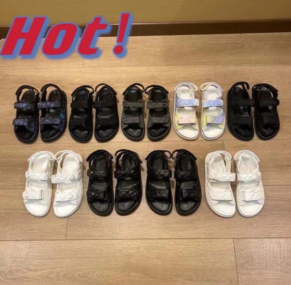2023 designer women sandals womens slides crystal calf leather casual shoes quilted platform summer beach slipper, Black
2023 designer women sandals womens slides crystal calf leather casual shoes quilted platform summer beach slipper, Black