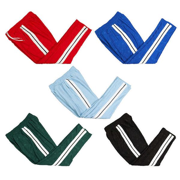 palm chaopai angel veet fabric striped sports casual pants for men and women high street lace elastic guard, Black
palm chaopai angel veet fabric striped sports casual pants for men and women high street lace elastic guard, Black