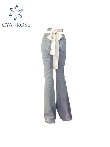women's jeans y2k blue flare e girl style hollow out strechy bandage trousers women high waist harajuku floorlength pants 230406
women's jeans y2k blue flare e girl style hollow out strechy bandage trousers women high waist harajuku floorlength pants 230406