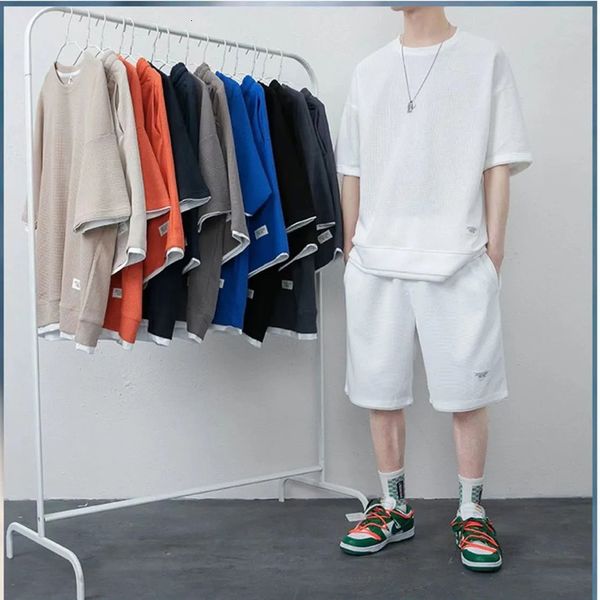 men's tracksuits fashion men's summer shorts men's casual solid waffles shorts set jogging set men's clothing 230406, Gray
men's tracksuits fashion men's summer shorts men's casual solid waffles shorts set jogging set men's clothing 230406, Gray
