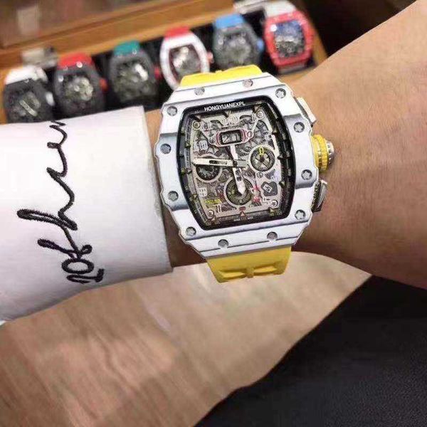 designer watches richa milles richards same black technology temperament fully automatic mechanical carbon fiber hollow large dial sports ca, Slivery;black
designer watches richa milles richards same black technology temperament fully automatic mechanical carbon fiber hollow large dial sports ca, Slivery;black