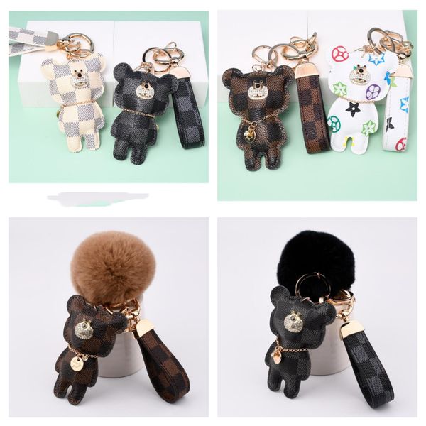 new fashion keychain cute bear print design pattern pu leather designer keychains car accessories key ring lanyard key lanyards wallet chain, Silver
new fashion keychain cute bear print design pattern pu leather designer keychains car accessories key ring lanyard key lanyards wallet chain, Silver