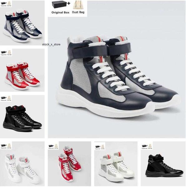 high-men america cup sports shoes patent calf leather mesh nylon man sneakers light rubber sole famous brand trainers shoe eu38-46, Black
high-men america cup sports shoes patent calf leather mesh nylon man sneakers light rubber sole famous brand trainers shoe eu38-46, Black
