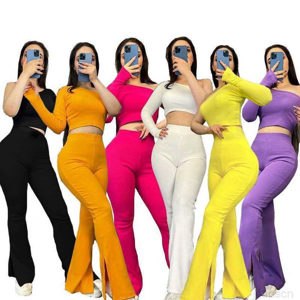 women clothes pants autumn and winter new pure color irregular micro horn slim pants two-piece set, White
women clothes pants autumn and winter new pure color irregular micro horn slim pants two-piece set, White