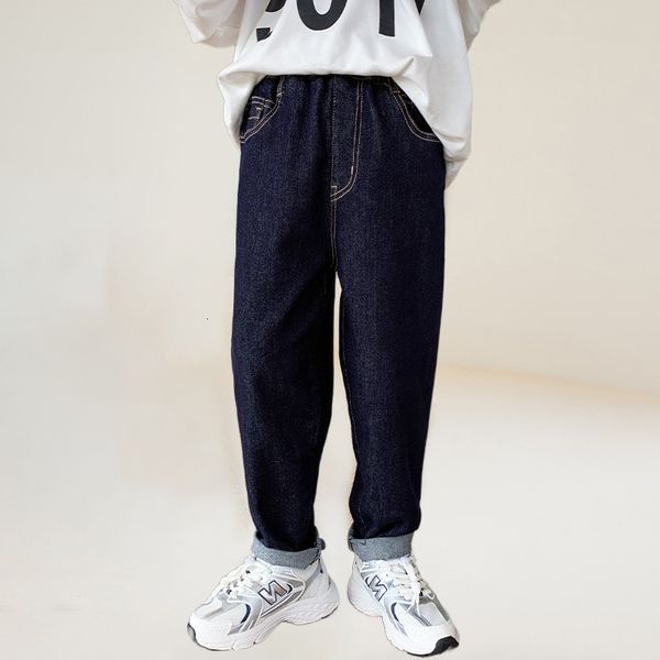 jeans boys' spring and autumn harem jeans high waisted stretch dark blue patchwork straight jeans youth denim trousers casual clothing
jeans boys' spring and autumn harem jeans high waisted stretch dark blue patchwork straight jeans youth denim trousers casual clothing