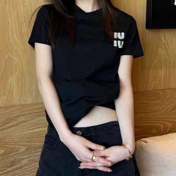 summer short sleeve t shirt designer t shirt fashion rhinestone letter pattern tee womens cotton pullover top, White
summer short sleeve t shirt designer t shirt fashion rhinestone letter pattern tee womens cotton pullover top, White