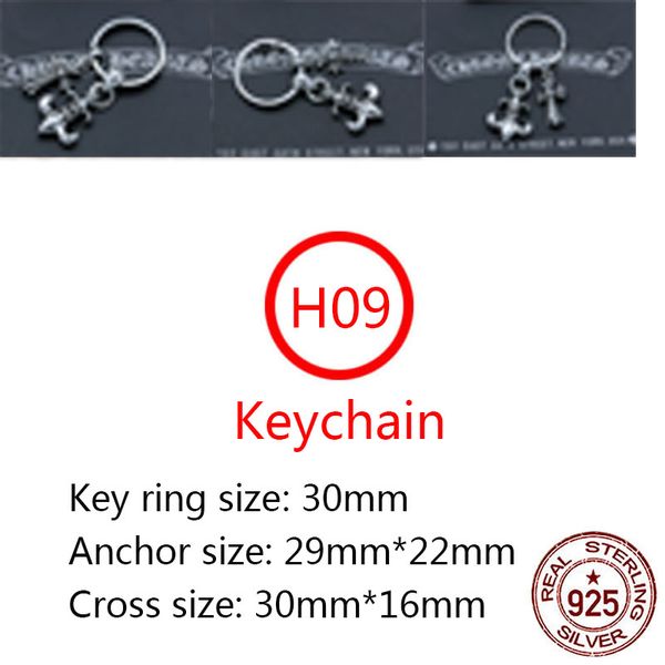 h09 s925 sterling silver keychain fashion car keychain bag buckle cross flower boat anchor letter pendant personalized punk hip hop jewelry, Slivery;golden
h09 s925 sterling silver keychain fashion car keychain bag buckle cross flower boat anchor letter pendant personalized punk hip hop jewelry, Slivery;golden