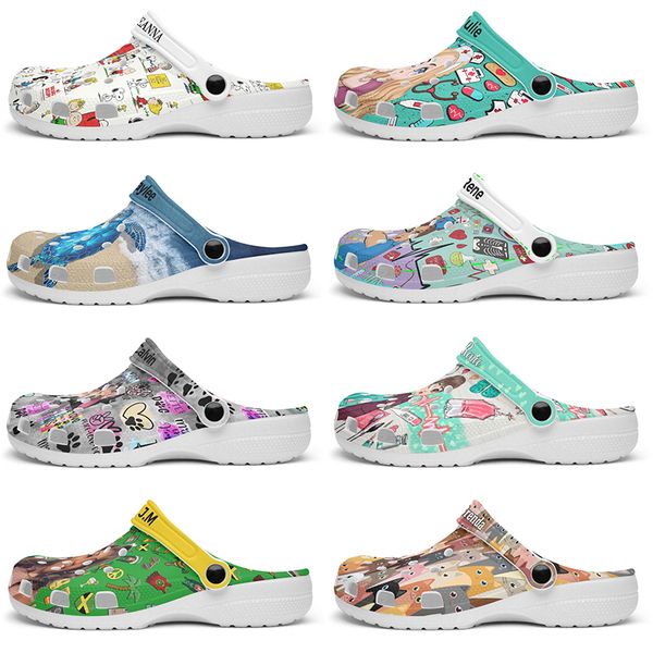 Customized beautiful and comfortable fashionable Glossy Diy shoes for men and women's indoor slippers 42-93440
Customized beautiful and comfortable fashionable Glossy Diy shoes for men and women's indoor slippers 42-93440