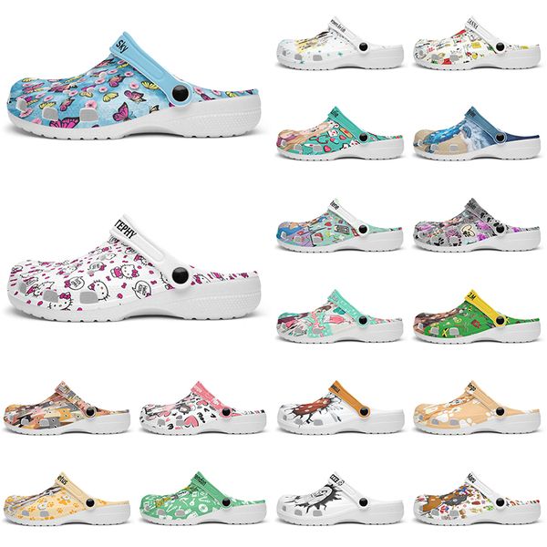 Customized lovely and comfortable fashionable Glossy Diy shoes for men and women's indoor slippers 41-104190
Customized lovely and comfortable fashionable Glossy Diy shoes for men and women's indoor slippers 41-104190