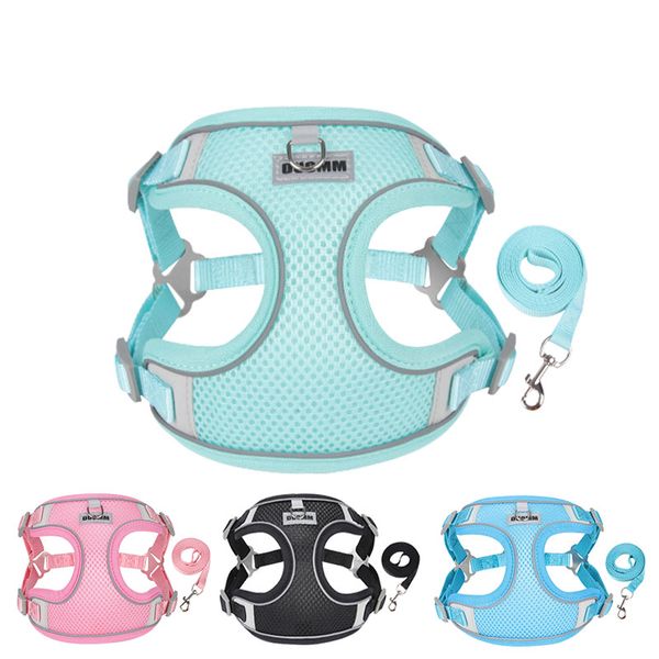 Dog Harness with Leash Set,No Pull Adjustable Reflective Step-in Puppy Harness Breathable All-Weather with Padded Vest for Extra-Small/Small Medium Dogs and Cats
Dog Harness with Leash Set,No Pull Adjustable Reflective Step-in Puppy Harness Breathable All-Weather with Padded Vest for Extra-Small/Small Medium Dogs and Cats