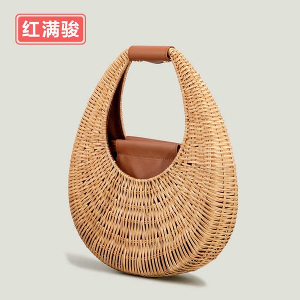 spring and summer new vine weaving moon bag ins fashion portable weaving bag travel holiday beach bag handbag 230406
spring and summer new vine weaving moon bag ins fashion portable weaving bag travel holiday beach bag handbag 230406