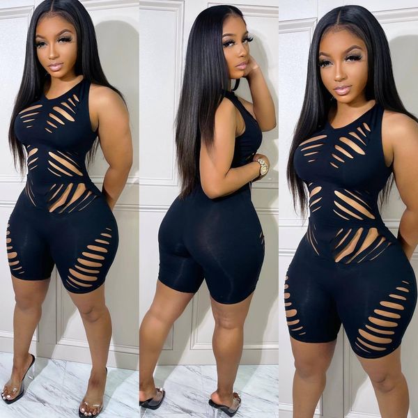 set hollow out short jumpsuit summer club outfit tank sleeveless ribbed playsuit black shorts bodycon romper clubwear 230404, Red;black
set hollow out short jumpsuit summer club outfit tank sleeveless ribbed playsuit black shorts bodycon romper clubwear 230404, Red;black