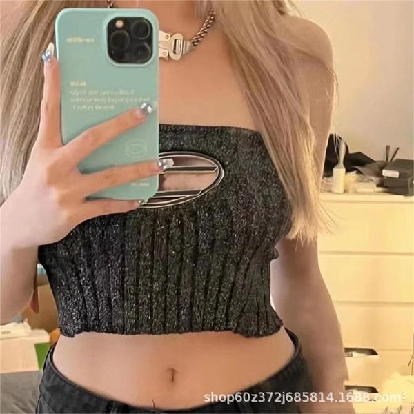 womens tshirt women summer inner hollow metal d letter retro knitted strapless vest crop230404, White
womens tshirt women summer inner hollow metal d letter retro knitted strapless vest crop230404, White