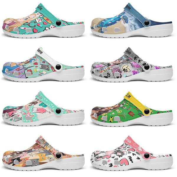 Customized beautiful and comfortable fashionable Glossy Diy shoes for men and women's indoor slippers 42-94193
Customized beautiful and comfortable fashionable Glossy Diy shoes for men and women's indoor slippers 42-94193