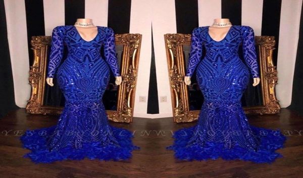 royal blue lace feather mermaid prom dresses black girls v neck long sleeves sweep train formal evening party gowns real image bc39152837
royal blue lace feather mermaid prom dresses black girls v neck long sleeves sweep train formal evening party gowns real image bc39152837