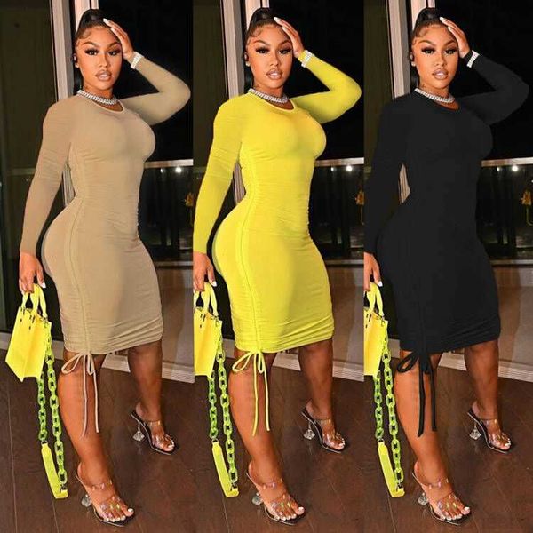 designers women dress clothes 2023 round neck long sleeves sleeve pleated maxi dress solid color slim fitting nightclub, Black;gray
designers women dress clothes 2023 round neck long sleeves sleeve pleated maxi dress solid color slim fitting nightclub, Black;gray