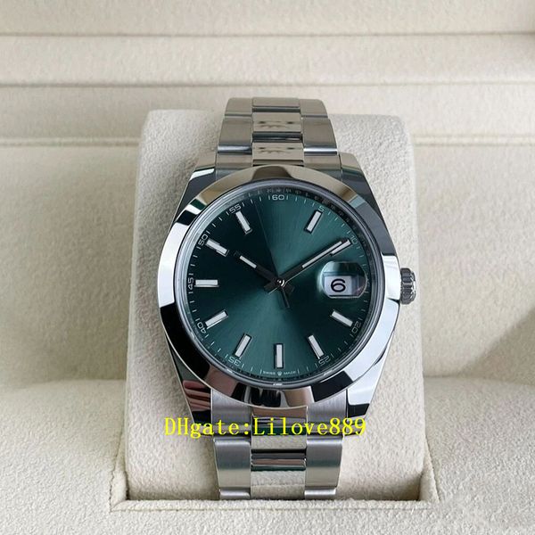 2023 qc check luxury wristwatch platinum mint green watch 41mm men's automatic watch automatic mechanical bracelet men's watches w, Slivery;brown
2023 qc check luxury wristwatch platinum mint green watch 41mm men's automatic watch automatic mechanical bracelet men's watches w, Slivery;brown
