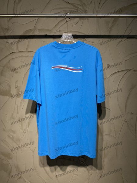 xinxinbuy men designer tee t shirt 23ss paris letter embroidery short sleeve cotton women black red blue gray oversize xs-l, Black;brown
xinxinbuy men designer tee t shirt 23ss paris letter embroidery short sleeve cotton women black red blue gray oversize xs-l, Black;brown