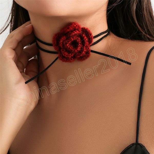 romantic big rose flower clavicle chain necklace women vintage kpop adjustable bowknot rope y2k neck accessories, Golden;silver
romantic big rose flower clavicle chain necklace women vintage kpop adjustable bowknot rope y2k neck accessories, Golden;silver