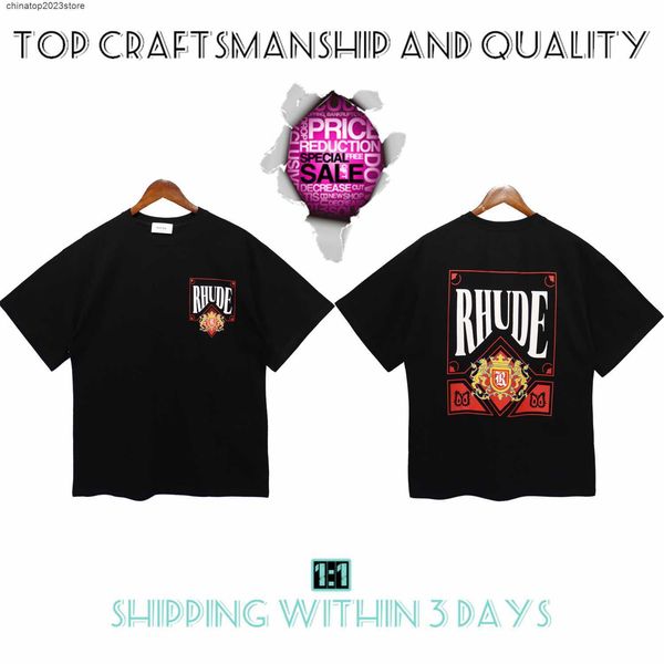 men's t-shirts craftsmanship rhude womens summer fashion designer street casual short sleeve beach style tees cotton printing 22oqt8, White;black
men's t-shirts craftsmanship rhude womens summer fashion designer street casual short sleeve beach style tees cotton printing 22oqt8, White;black