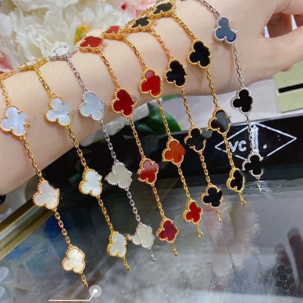 classic lucky clover black onyx bracelet 18k white gold plated ladies and girls valentine's day mother's day engagement jewelry fa
classic lucky clover black onyx bracelet 18k white gold plated ladies and girls valentine's day mother's day engagement jewelry fa