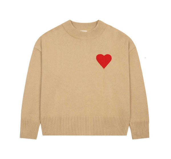 autumn winter new pullover sweater love amies embroidered jacquard paris fashion loose casual knitwear amis for men and women lli7, White;black
autumn winter new pullover sweater love amies embroidered jacquard paris fashion loose casual knitwear amis for men and women lli7, White;black