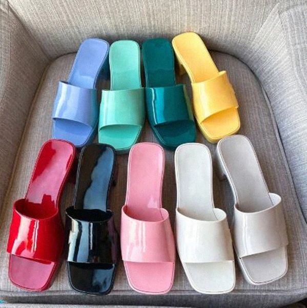 designer rubber high heels sandals slide sandal 5.5cm platform slipper candy colors summer thick bottom outdoor women beach slides slippers, Black 
designer rubber high heels sandals slide sandal 5.5cm platform slipper candy colors summer thick bottom outdoor women beach slides slippers, Black