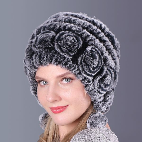 women real rex rabbit fur hat winter warm beanie cap earmuffs outddor ski hat, Blue;gray
women real rex rabbit fur hat winter warm beanie cap earmuffs outddor ski hat, Blue;gray