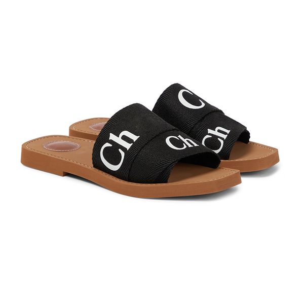 cross woven sandals slippers for womens woody logo slide sandale black square toe wide flat canvas sandal luxurys designers summer travel sl
cross woven sandals slippers for womens woody logo slide sandale black square toe wide flat canvas sandal luxurys designers summer travel sl