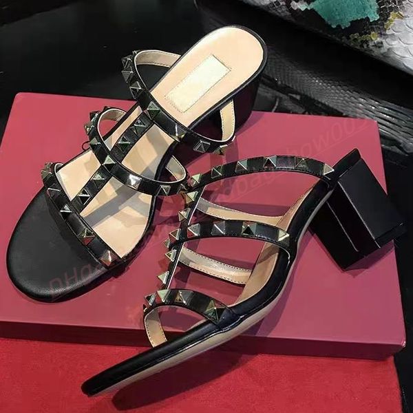 designer sandals slippers luxury women rivet high heels calf leather rivet sandal fashion summer slippers ladies party summer pool shoes, Black
designer sandals slippers luxury women rivet high heels calf leather rivet sandal fashion summer slippers ladies party summer pool shoes, Black