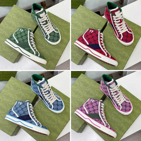 shoe ggity jacquard 2022blue quality women designers beige tennis washed sneaker denim canvas luxurys shoes ace rubber sole, Black
shoe ggity jacquard 2022blue quality women designers beige tennis washed sneaker denim canvas luxurys shoes ace rubber sole, Black