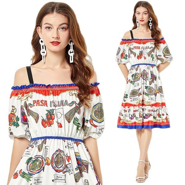 fashion printed off shoulder swing dress slash neck 2023 summer women elegant a line suspended resort casual dress knee length designer ladi, Black;gray
fashion printed off shoulder swing dress slash neck 2023 summer women elegant a line suspended resort casual dress knee length designer ladi, Black;gray
