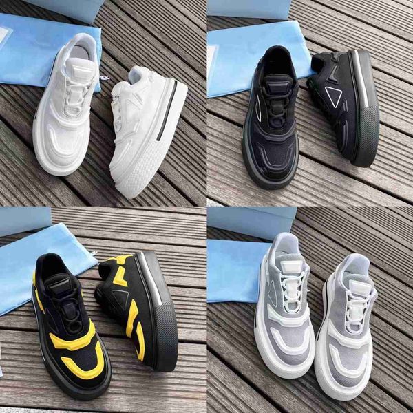 designer sneakers macro re-nylon casual shoes men women platform sneaker shiny leather recycled nylon trainers with box, Black
designer sneakers macro re-nylon casual shoes men women platform sneaker shiny leather recycled nylon trainers with box, Black