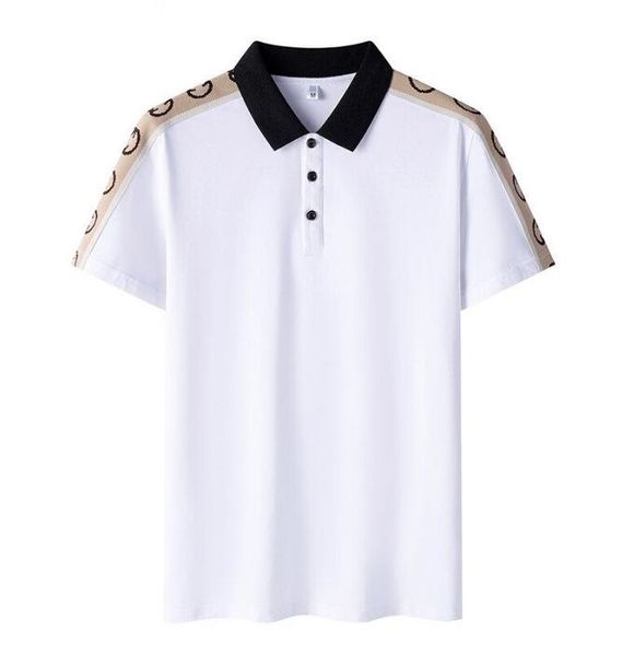 g306 white designer clothes men's polos summer slim short sleeve men polo shirt tee mens clothes, White;black
g306 white designer clothes men's polos summer slim short sleeve men polo shirt tee mens clothes, White;black